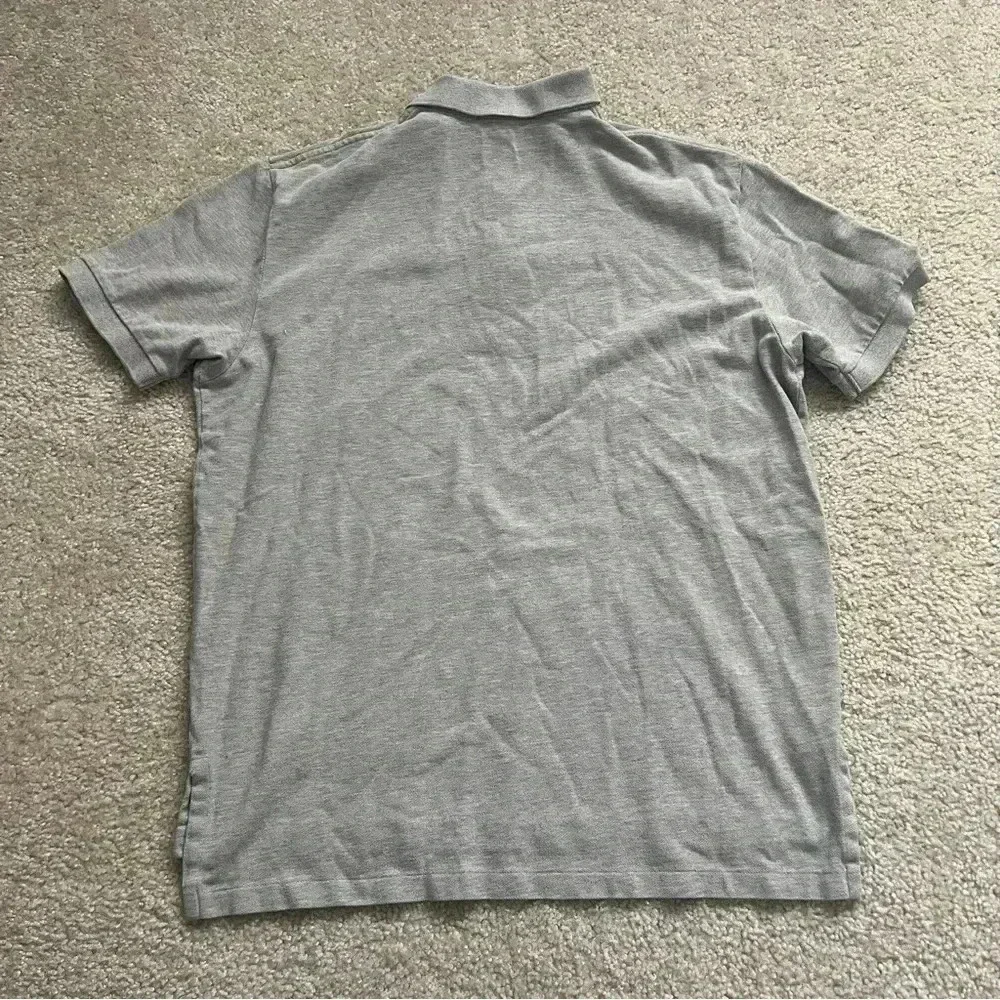Polo By Ralph Lauren Men’s Cotton Gray Polo Shirt Short Sleeve Size XL Collared